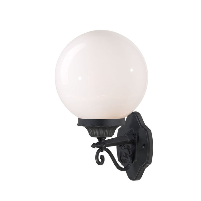 Matte Black Round Acrylic Globe Wall Sconce Light Fixture Home Decor > Lighting > Wall Lighting > Wall Sconces TriadCommerceInc Default Title