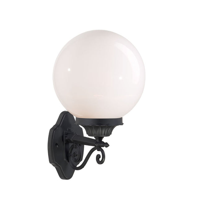 Matte Black Round Acrylic Globe Wall Sconce Light Fixture Home Decor > Lighting > Wall Lighting > Wall Sconces TriadCommerceInc