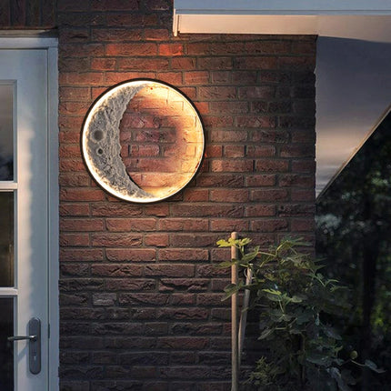 Luna 3D Moon Wall Lamp outdoor wall lighting TriadCommerceInc   