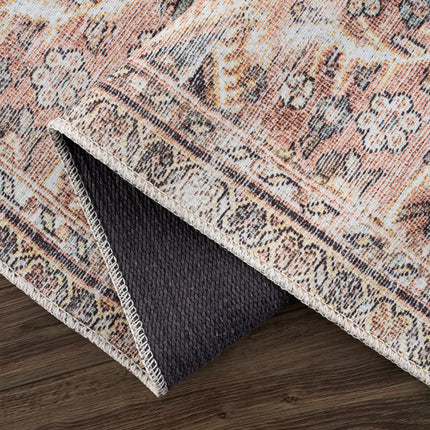 Flat Pile Urpi Red Washable Rug - Clearance Rugs TriadCommerceInc