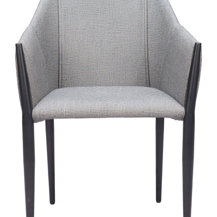 Andover Dining Chair (Set of 2) Slate Gray Chairs TriadCommerceInc   