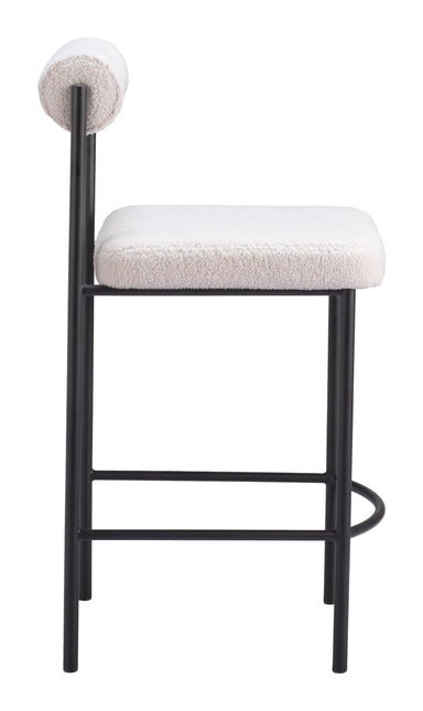 Livorno Counter Stool (Set of 2) Ivory Counter Stools TriadCommerceInc   