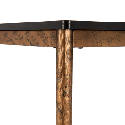 Nida Bar Table Black & Bronze Tables TriadCommerceInc   