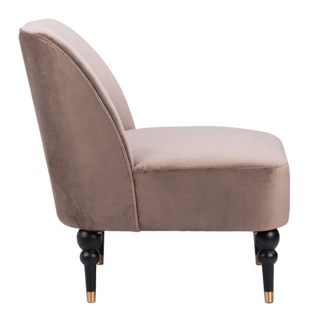 Bintulu Accent Chair Taupe Chairs TriadCommerceInc