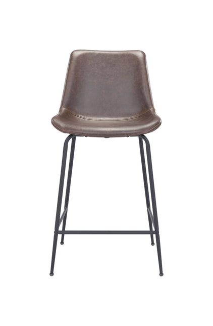 Byron Counter Stool Brown Counter Stools TriadCommerceInc   