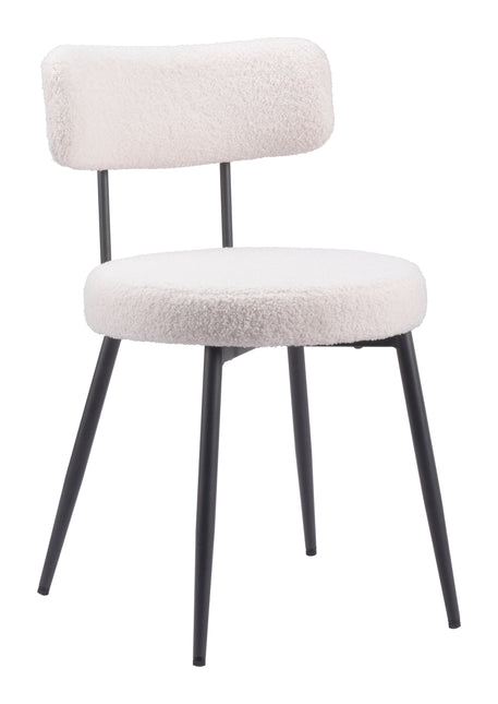 Blanca Dining Chair (Set of 2) Ivory Chairs TriadCommerceInc Default Title  