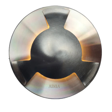 Stainless Steel Tri Directional In-Ground LED Light Underground Light TriadCommerceInc