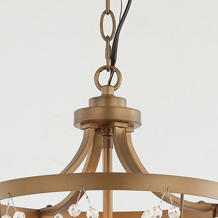 4-Light Rustic Saddlebrown Pendant Lighting Chandelier Home Decor > Lighting > Ceiling Lights > Pendant Lights TriadCommerceInc