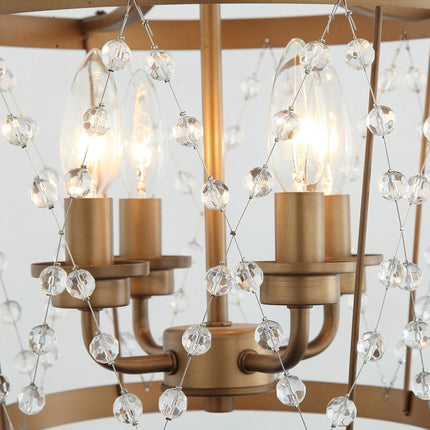 4-Light Rustic Saddlebrown Pendant Lighting Chandelier Home Decor > Lighting > Ceiling Lights > Pendant Lights TriadCommerceInc