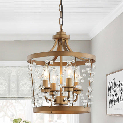 4-Light Rustic Saddlebrown Pendant Lighting Chandelier Home Decor > Lighting > Ceiling Lights > Pendant Lights TriadCommerceInc