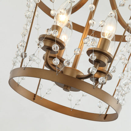 4-Light Rustic Saddlebrown Pendant Lighting Chandelier Home Decor > Lighting > Ceiling Lights > Pendant Lights TriadCommerceInc