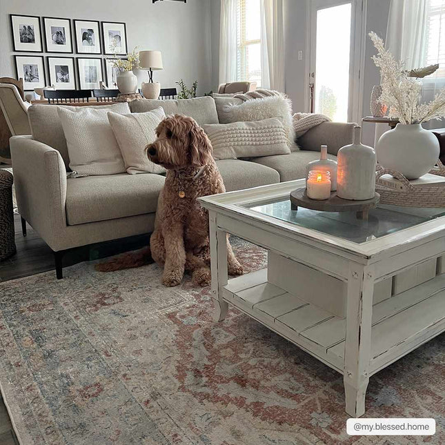 Emke Flat Pile Washable Rug Rugs TriadCommerceInc