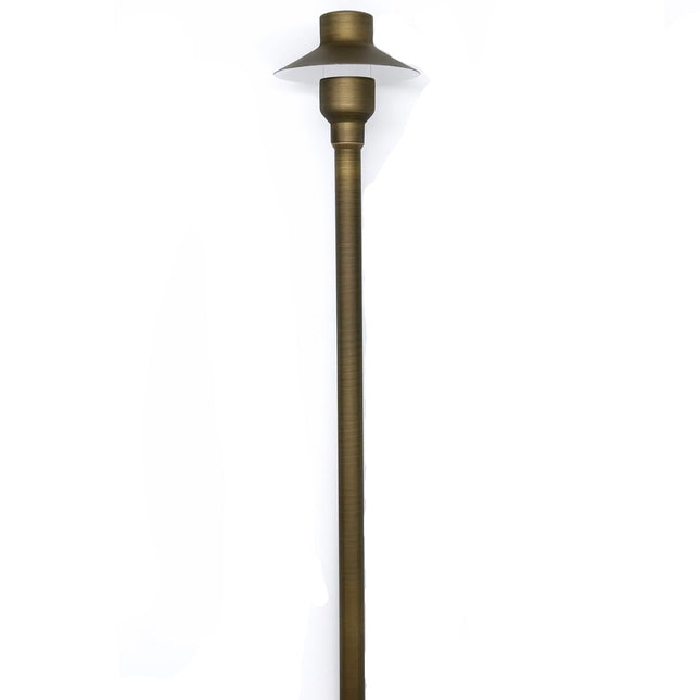 Tulay 18 Inch Antique Brass Outdoor Path Light Path Light TriadCommerceInc