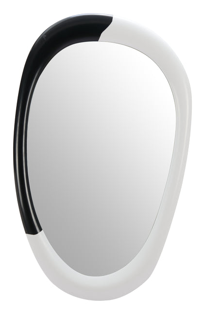 Muna Mirror White & Black Mirrors TriadCommerceInc   