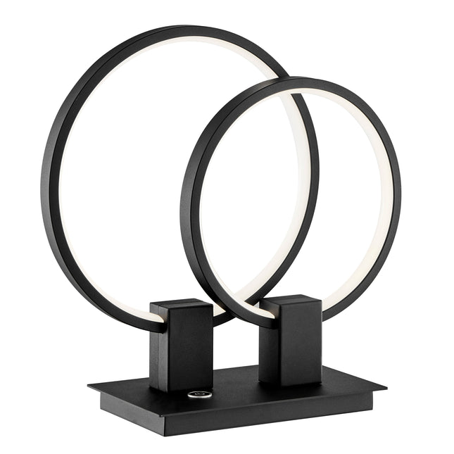 Hong Kong LED Short Table Lamp Matte Black Modern Decor Home Decor > Lighting > Lamp > Table Lamps TriadCommerceInc
