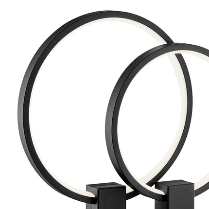 Hong Kong LED Short Table Lamp Matte Black Modern Decor Home Decor > Lighting > Lamp > Table Lamps TriadCommerceInc