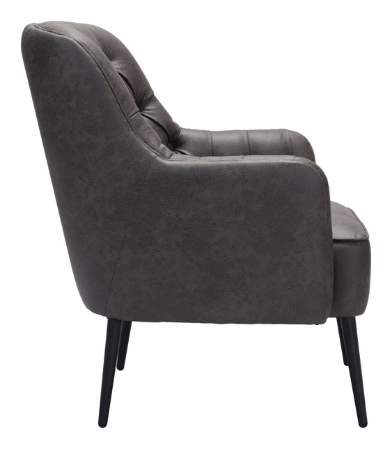 Tasmania Accent Chair Vintage Black Chairs TriadCommerceInc