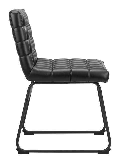 Pago Dining Chair (Set of 2) Black Chairs TriadCommerceInc   