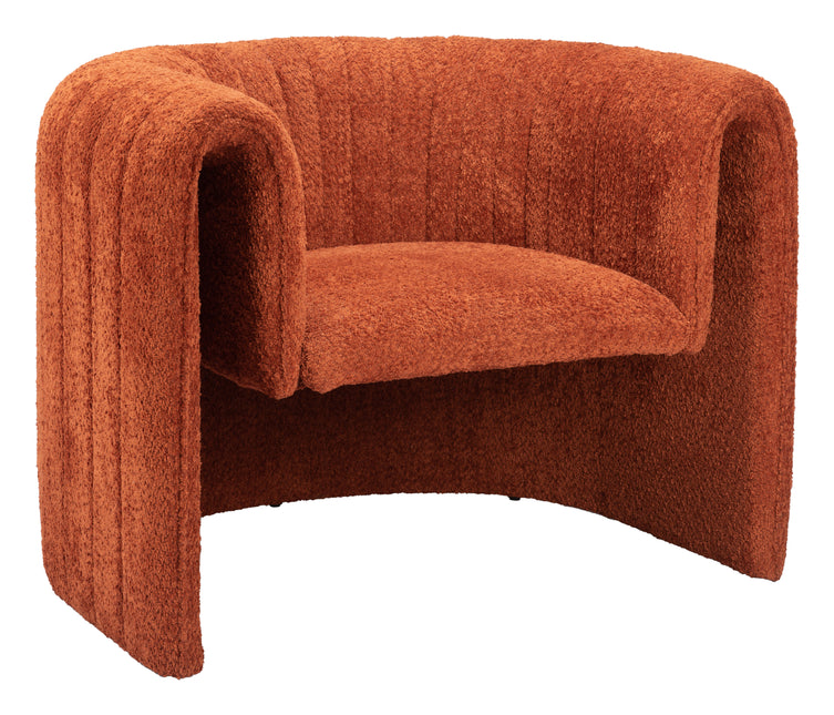 Viana Accent Chair Burnt Orange Chairs TriadCommerceInc Default Title