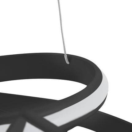Oslo LED Adjustable Chandelier Black for Modern Homes Home Decor > Lighting > Ceiling Lights > Chandelier TriadCommerceInc