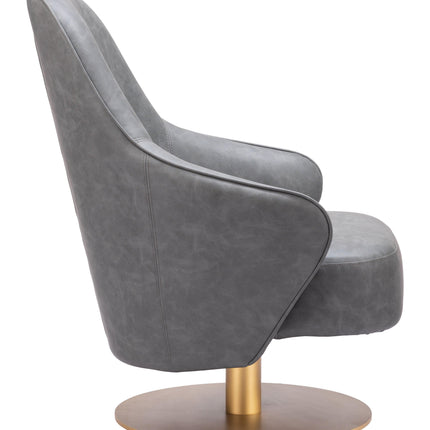 Withby Accent Chair Gray Chairs TriadCommerceInc   