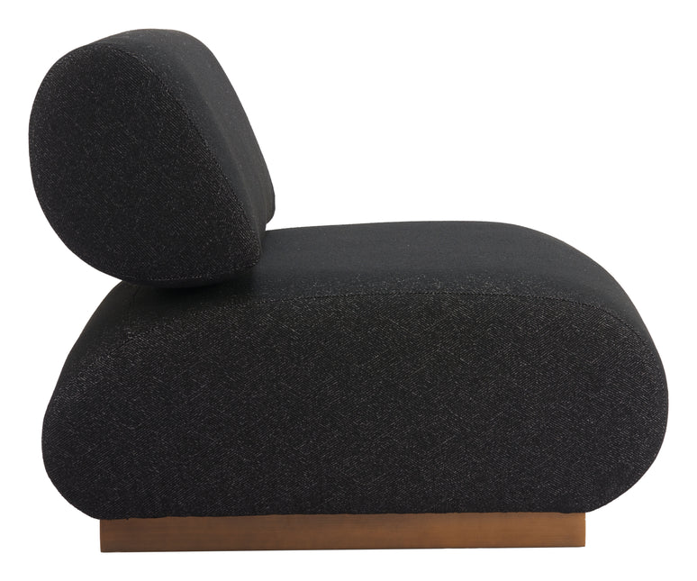 Barsa Accent Chair Black Chairs TriadCommerceInc