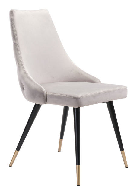 Piccolo Dining Chair (Set of 2) Gray Chairs TriadCommerceInc Default Title  
