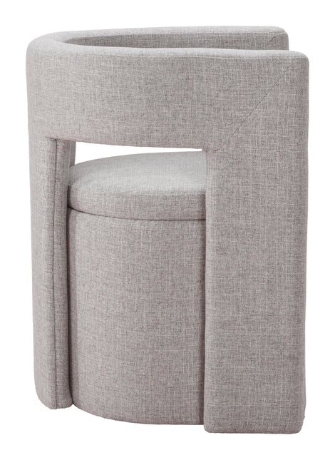 Papua Dining Chair Gray Chairs TriadCommerceInc   