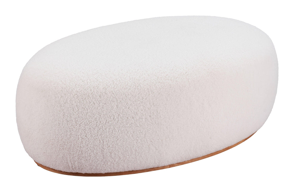 Amber Ottoman Cream Ottomans TriadCommerceInc Default Title  