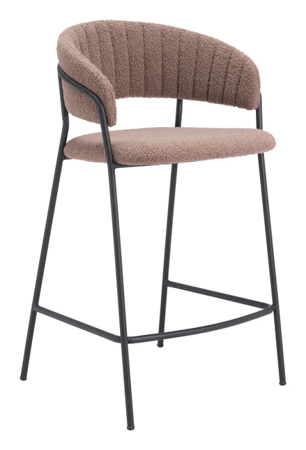 Josephine Counter Stool (Set of 2) Brown Counter Stools TriadCommerceInc Default Title  