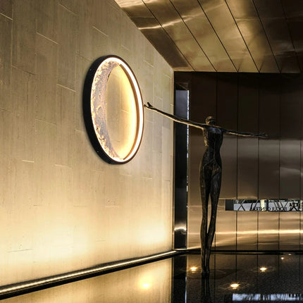 Luna 3D Moon Wall Lamp outdoor wall lighting TriadCommerceInc   