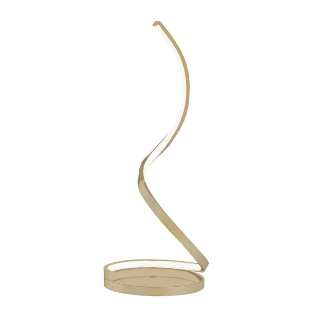 Modern Spiral Integrated LED Table Lamp Gold Decor Home Decor > Lighting > Lamp > Table Lamps TriadCommerceInc
