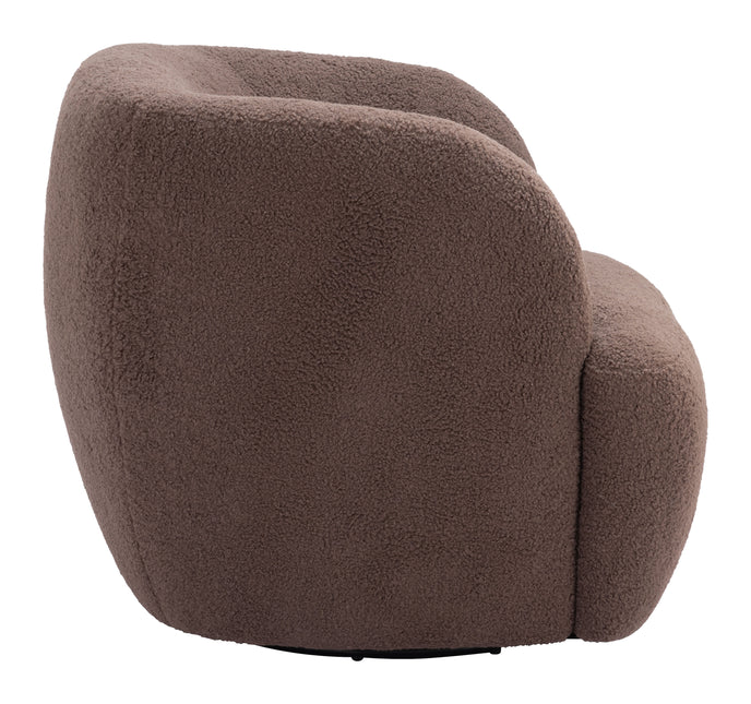 Govan Swivel Chair Brown Chairs TriadCommerceInc   