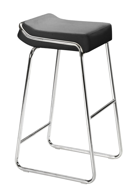 Wedge Barstool (Set of 2) Black Barstools TriadCommerceInc Default Title  