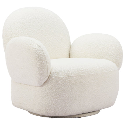 Pilka Swivel Chair White Chairs TriadCommerceInc Default Title  
