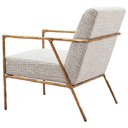 Norrebro Accent Chair Beige Frost Chairs TriadCommerceInc   