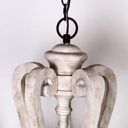 Farmhouse 5-Lights Antique Wooden Candle Chandelier Home Decor > Lighting > Ceiling Lights > Chandelier TriadCommerceInc