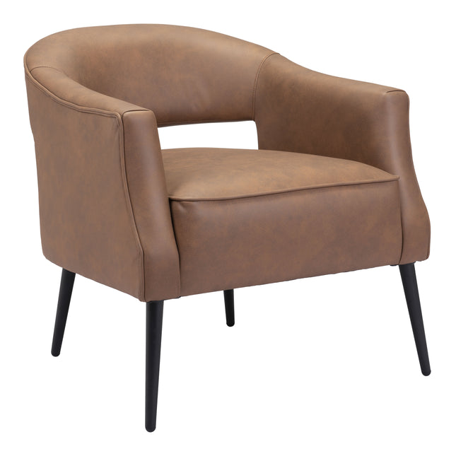 Berkeley Accent Chair Vintage Brown Chairs TriadCommerceInc Default Title