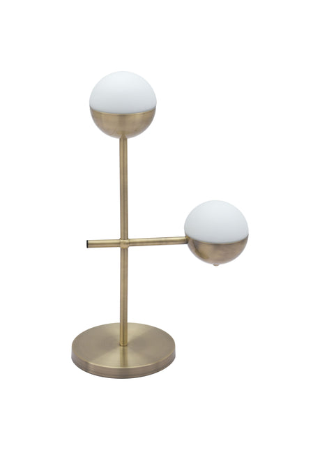 Waterloo Table Lamp White & Bronze Home Decor > Lighting > Lamp > Table Lamps TriadCommerceInc