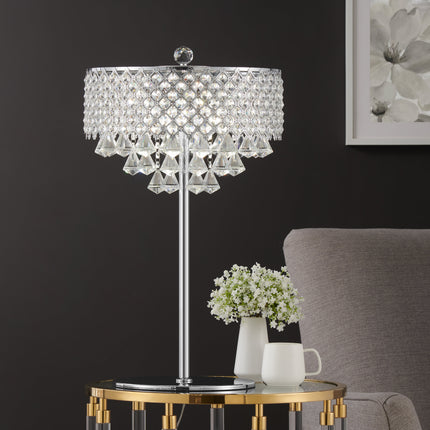 Grand 6 LED Light Table Lamp Chrome Crystal Decor Home Decor > Lighting > Lamp > Table Lamps TriadCommerceInc