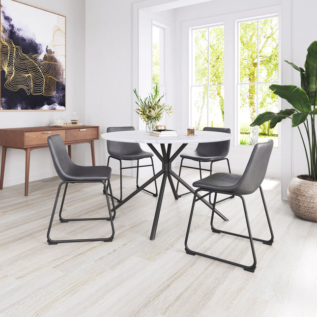 Smart Dining Chair (Set of 2) Charcoal Chairs TriadCommerceInc   