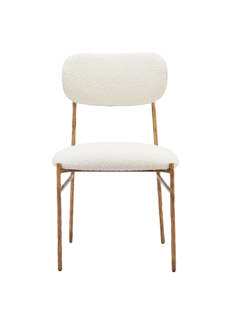 Sydhavnen Dining Chair Cream & Gold Chairs TriadCommerceInc   