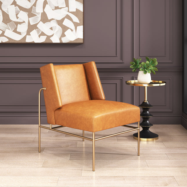 Atlanta Accent Chair Brown Chairs TriadCommerceInc