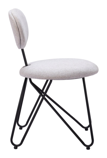 Novi Dining Chair (Set of 2) Dove Gray Chairs TriadCommerceInc   