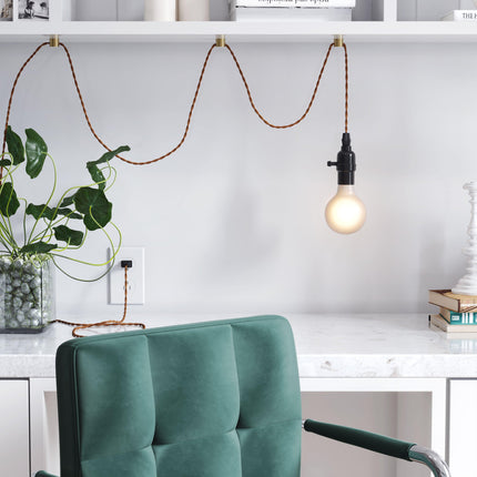 Molly Ceiling Lamp Black Pendants TriadCommerceInc   