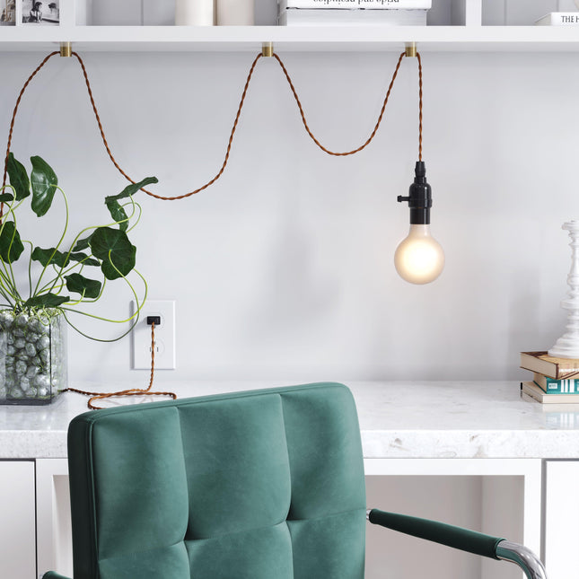 Molly Ceiling Lamp Black Pendants TriadCommerceInc   