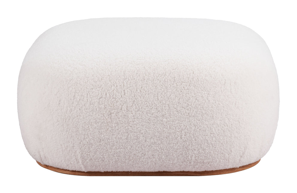 Azua Ottoman Cream Ottomans TriadCommerceInc   