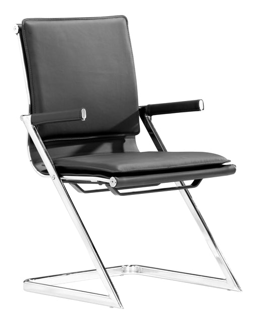 Lider Plus Conference Chair (Set of 2) Black Chairs TriadCommerceInc Default Title  