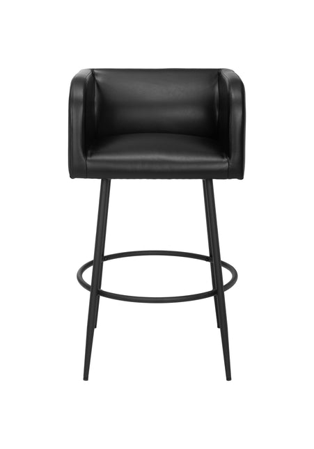 Horbat Barstool (Set of 2) Black Barstools TriadCommerceInc   
