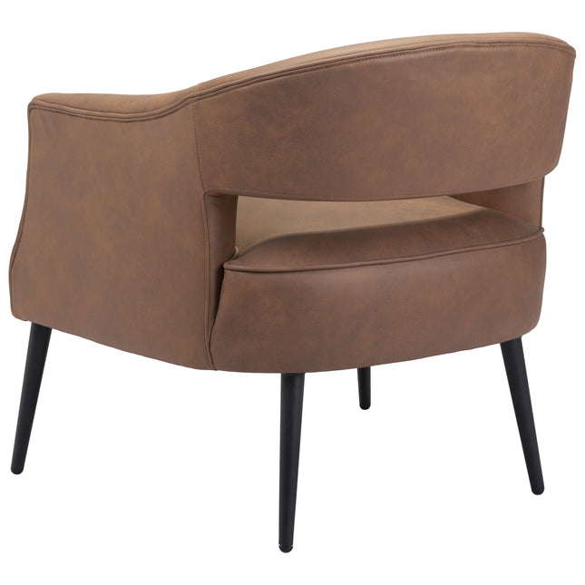 Berkeley Accent Chair Vintage Brown Chairs TriadCommerceInc   